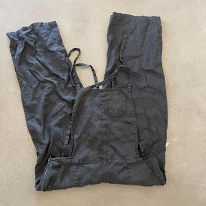 Joie Linen Overall Jumpsuit
